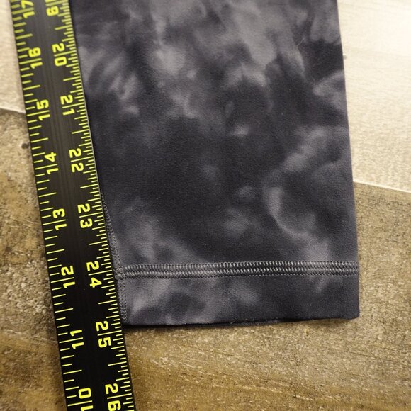 Lululemon Align Pant 25” Diamond Dye Pitch Grey Graphite Grey Women’s Size 8 - Picture 3 of 11